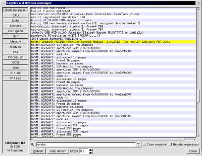 MtSystem screenshot